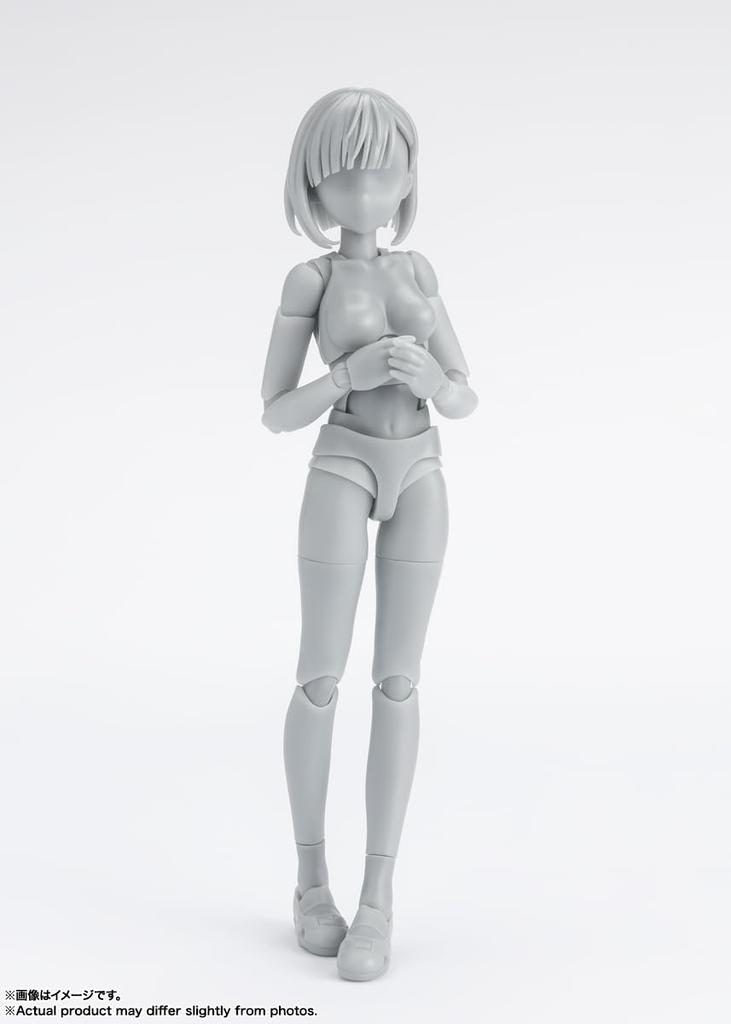 TAMASHII NATIONS Edition DX SET Color Approximately 130mm PVC ABS Movable Figure S.H.Figuarts Body-chan -School Life- (Gray Ver.) &