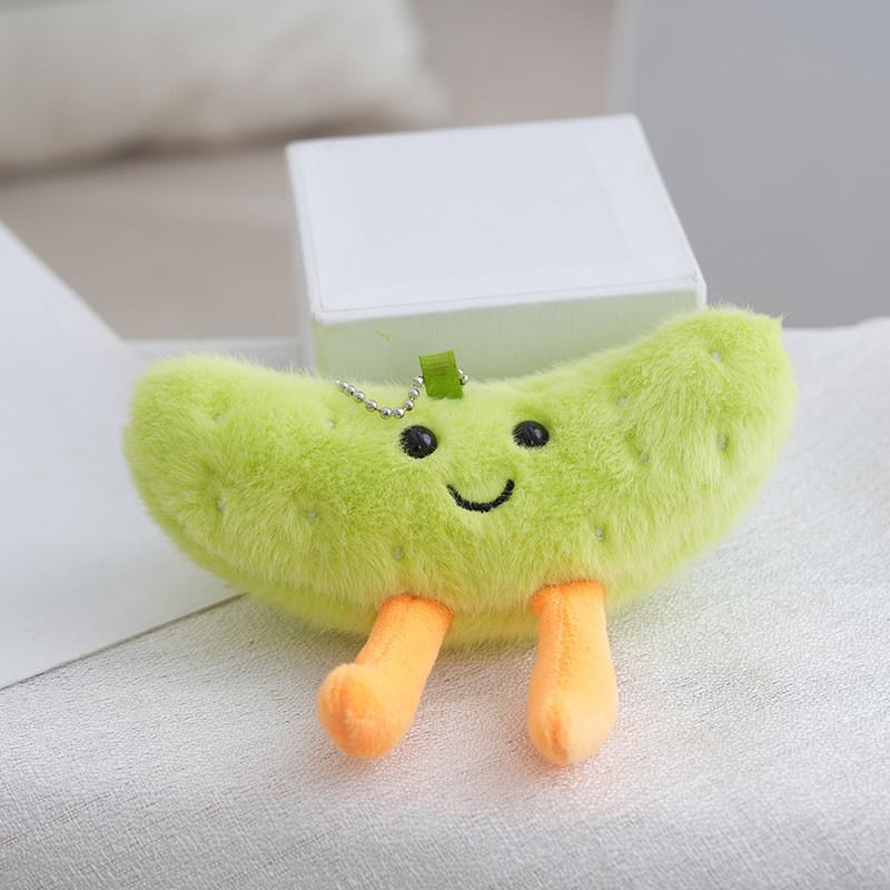 Plush Fruit Keychain Cute Cartoon Bag Pendant For Kids And Teens