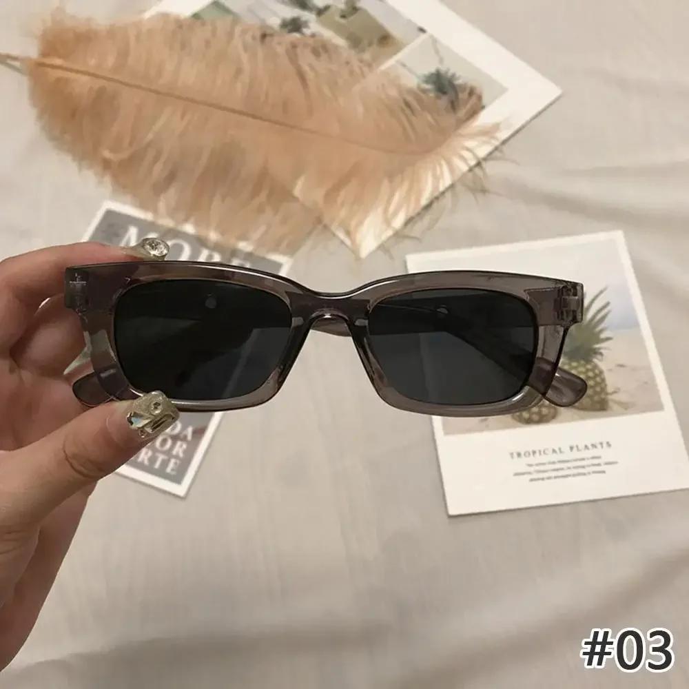 New Style Retro Style Small Square Sun Glasses for Women's Vintage Style Trendy y2k Sun Eyeglasses Brand Designer Luxury Design Eyewear for Male