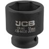 JCB Impact Socket 1/2" 30mm 6-Point Cr-Mo Socket Wrench