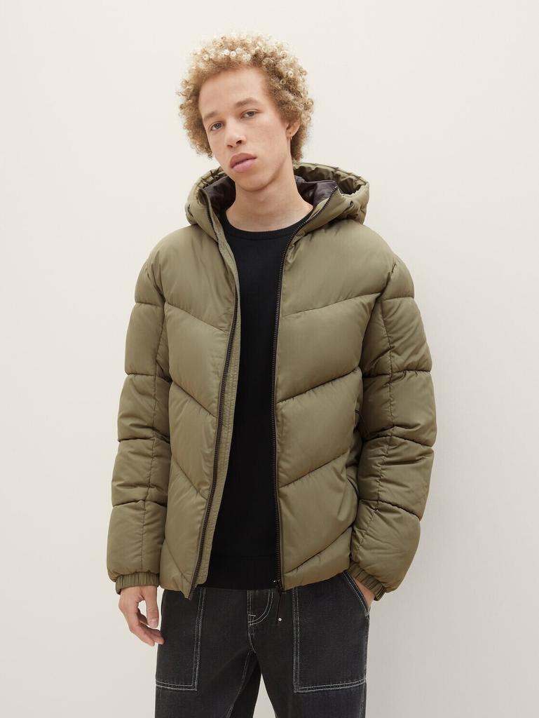 Зимняя куртка Tom Tailor Denim Pufferjacke (1038858) Mit Recyceltem Polyester (1038858) пыльный оливково-зеленый