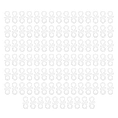 100pcs Gutter Light Clip Fixed Hook Easy Installation Accessory LED Light Hanger Clip