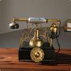 Vintage Telefon Dekoration Retro Dekoratives Telefon mit Wählscheibe Antikes Industrielles Modell