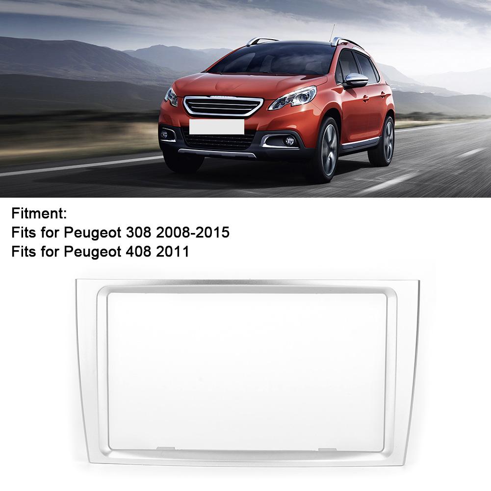 7 Inches 2Din Car DVD Radio Fascia Frame GPS Player Mount Fits for Peugeot 308  408