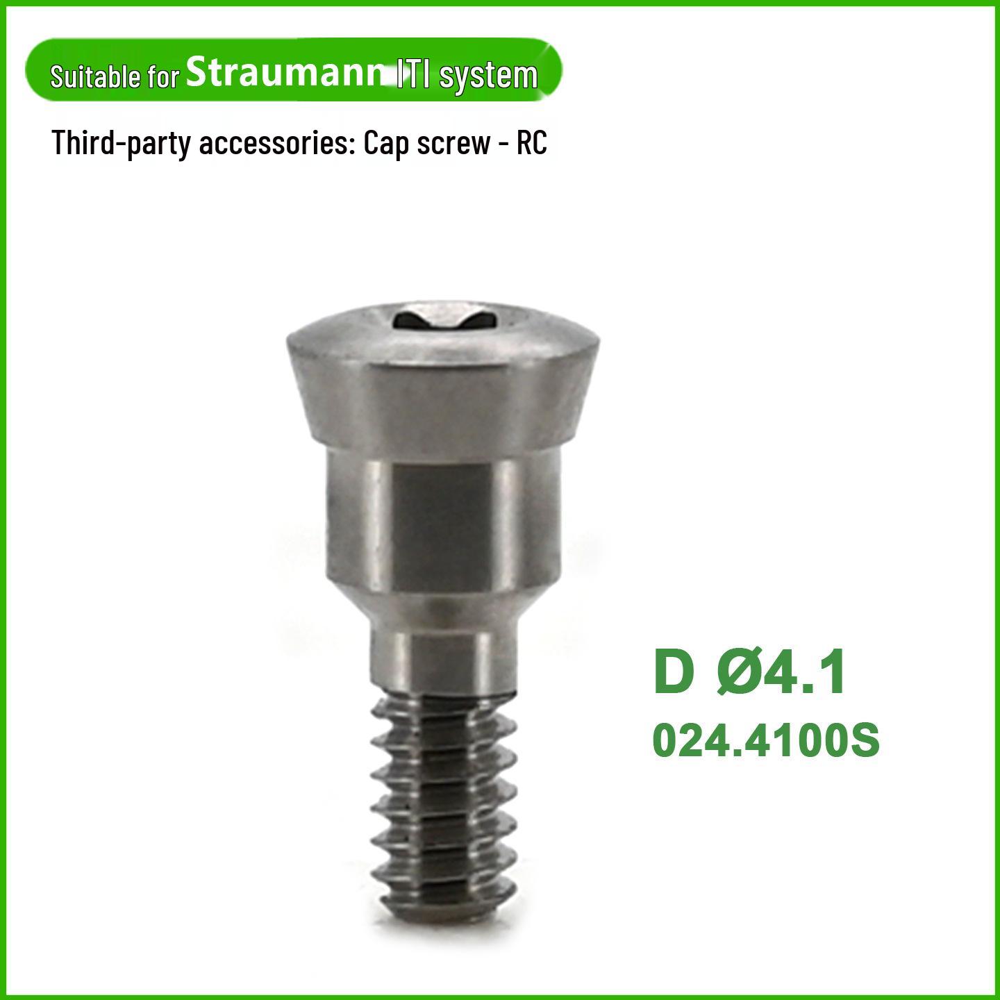 Straumann ITI Compatible Titanium Base: RC Closure Screw & Healing Cap Replacement