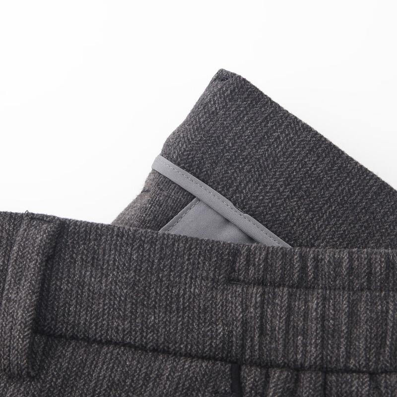 Shanshan Men's Thickened Warm Business Casual Trousers