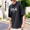 Fila SS24 Original Series Quick-Drying Casual Loose Fit Round Neck Short Sleeve T-Shirt Men Tops Black F51U429104FBK