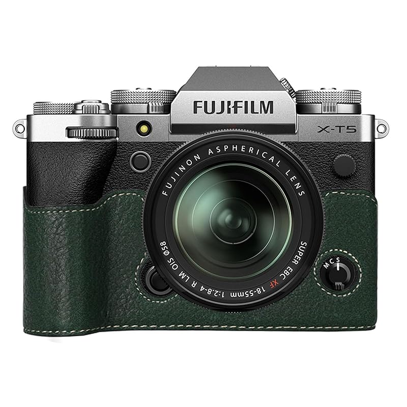 

for fujifilm X-T5 for BEADY FUJIFILM XT5 exclusive hand grip case PU leather x-t5 xt5 leather hand grips green