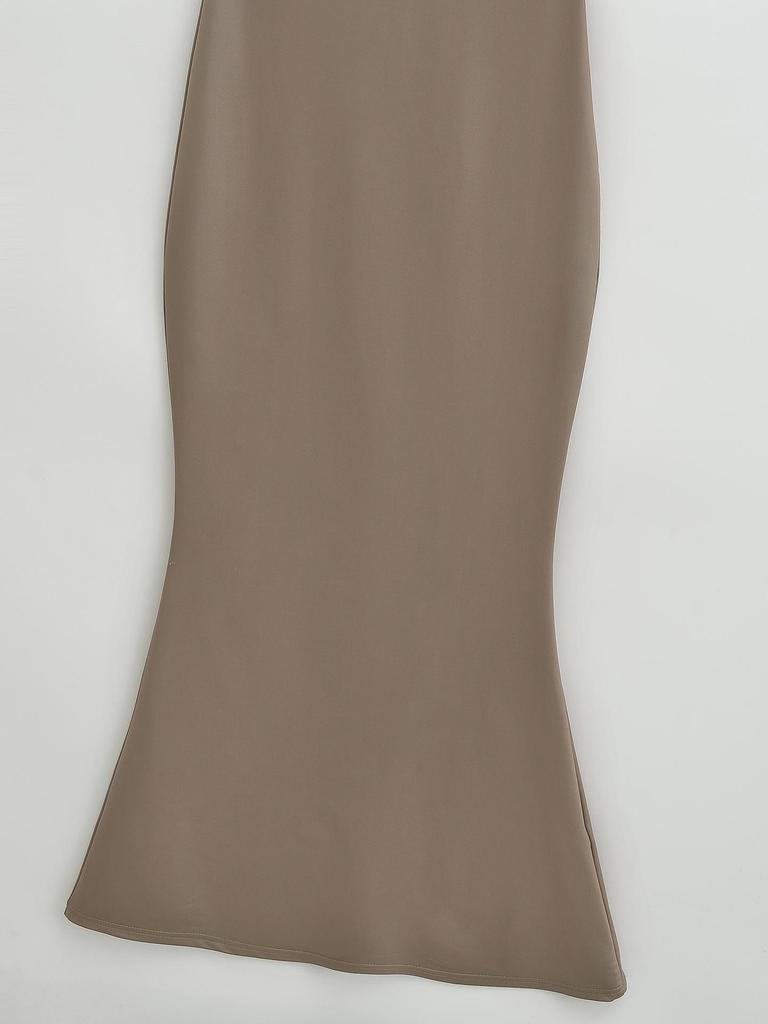 Šaty se sukní typu rybí ocas s tekutým povrchem - Léto 2024, Slim & Elastické boky, Styl americké horké dívky