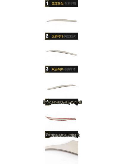 Huansu S5 Stainless Steel Center Console & Dashboard Trim Sticker - Car Accessory