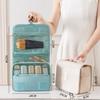 Portable Toiletry Washbag With Hanging Hook Waterproof Cosmetic Storage Bag Large Capacity Travel Makeup Case Bag Wash Pouch