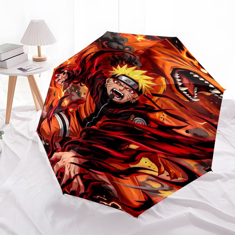 1pc Naruto2 Umbrella, Sun Protection, And UV Shielding. It Has Eight Sturdy Ribs for Outdoor Use And Perfect As a Holiday Gift