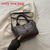 Womens Pu Water Bucket Bag With Lock Closure For Daily Use