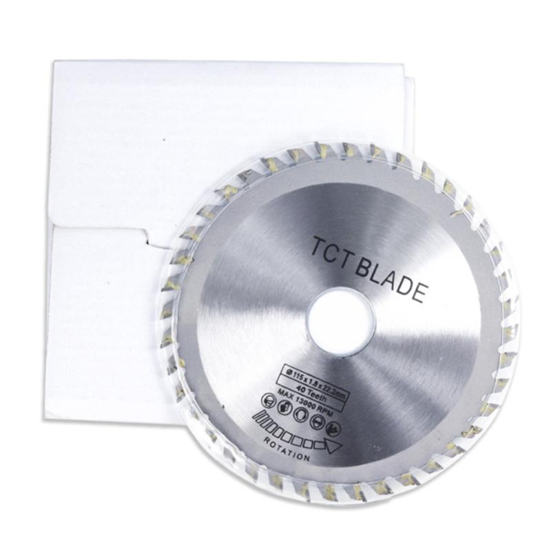 1pcs 115mm Woodworking Circular Saw Blade with a Diameter of 22.2mm and 40 Teeth Wood Cutting Saw Blade