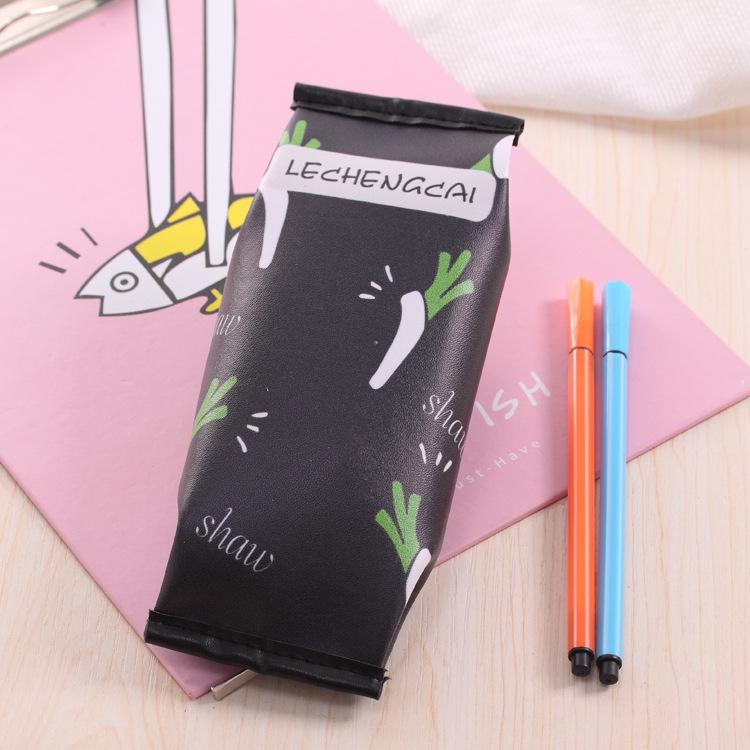 Student Pencil Case: Creative Macaron Cookie Design for Girls