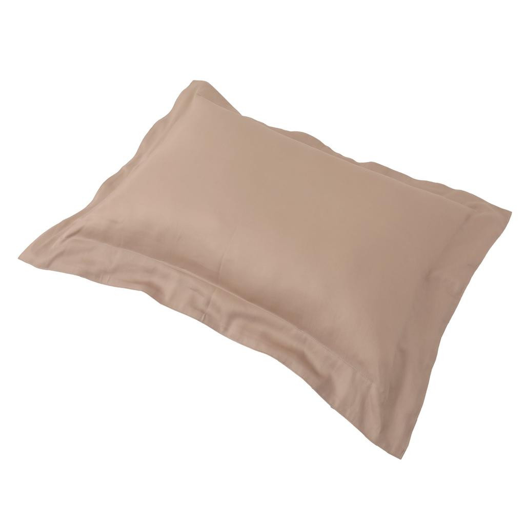 Nishikawa Premium Pillowcase for Pillows 63 X 43 Cm In Supima Silk Champagne PJ07805054CG Size, 100% Cotton, Cotton, Touch, Plain, Gold,