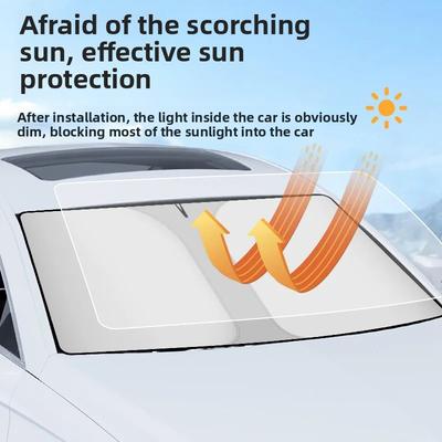 Car Window Sunshade Cover Sun Shade Windshield Visor Protector Windscreen Folding Auto UV Protection Curtain Styling Accessories