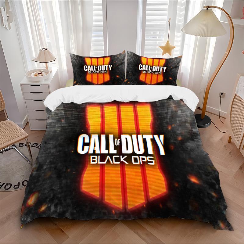 Call Duty Black Ops 4 Print 3Pcs Bedding Setduvet Cover With 2 Bedropillowcase Home Birthday Gift