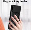 Sliding Camera Lens Cover for Google Pixel 7 Pro Case With Built-in Ring Stand Phone Case