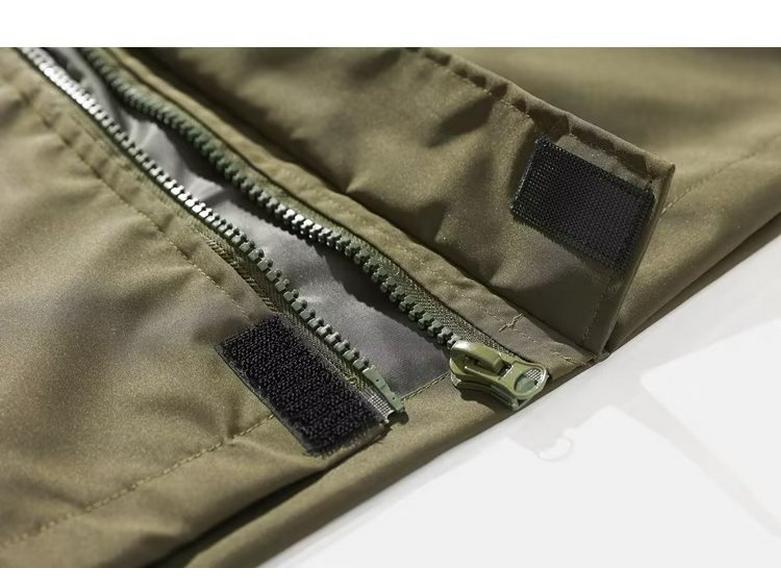 Men's Trendy Velcro Hooded Windbreaker: Casual Loose Fit Jacket for Spring & Autumn