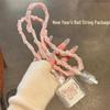 Pink Bow Protective Charger Case for iPhone 16/15/14/13 - Anti-Break Cable & Fast Charging