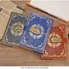 Paper Thickness PU Leather Notebook With Lock Student Notebook A5 Retro Password Book  Student