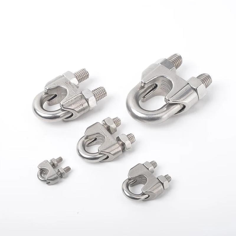 Shourunheng 304 Stainless Steel Wire Rope U-Clamp