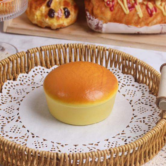 Simulation Bread Squeeze Toy Stress Relief Toast Cake Cheese Bagel Croissant Sensory Toy Decompression Realistic Food Fidget Toy