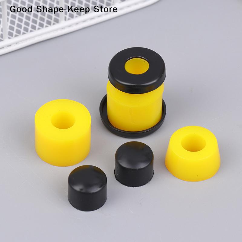 1Set PU Longboard Shock Absorber Truck Rebuild-Kit For Skateboard Bushing Gasket Dual Rocker Bracket Skateboard