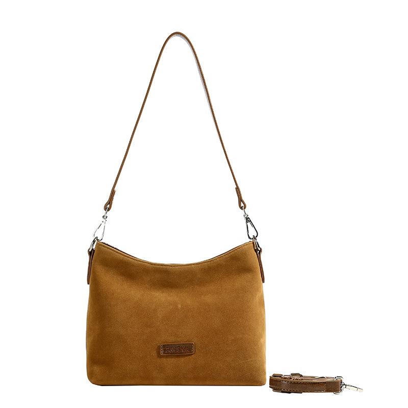 

Сумка Женская Модная Универсальная Сумка Повседневная Наплечная Сумка Мессенджер коричневый