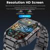 New Rugged Military Smart Watch Outdoor Sport Bracelet 1.96'' HD Display Sports Fitness AI Voice Smartwatch