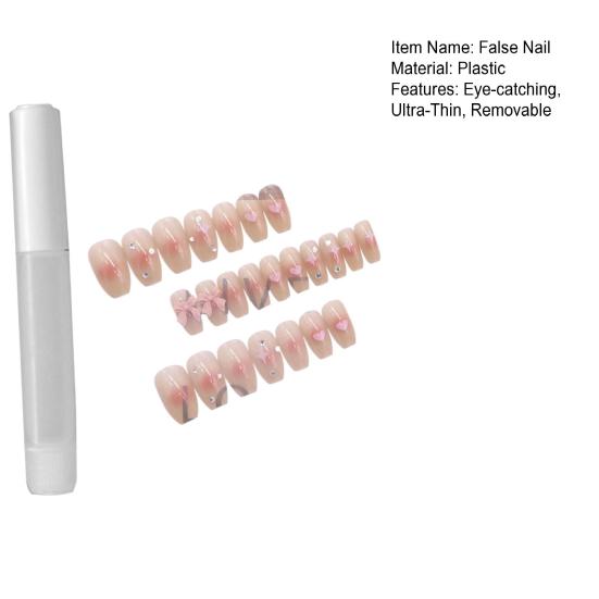 Beautiful FALSE Nail Easy-removal Harmless DIY
