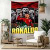 Cristiano Ronaldo Wall Decor Tapestry Art For Pet Memorial Birthdaywedding Party Backdrop Family Gift