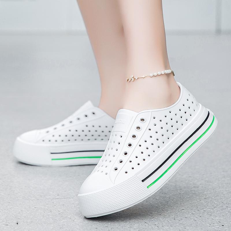 

Fashion Summer Women s Luxury Sandals Lightweight Beach Walking Comfortable Thick Soled Sneakers Breathable Garden Cave Shoes 35-40 40