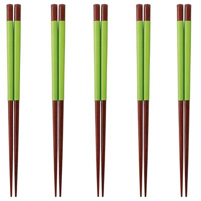 Happy Set of Made In PID4425 J-kitchens Chopsticks, 5, Material Wood, Chopsticks, Japan,