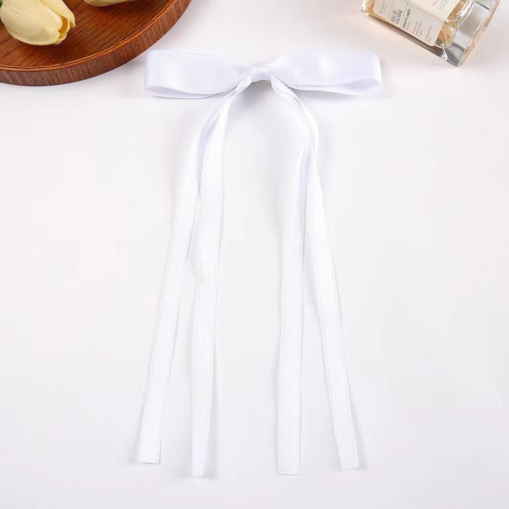 2pcs  New Cute Ribbon Bow Headband Long Tassel Hair Clip Women's Hair Accessories Girls Party Headwear Side Clips