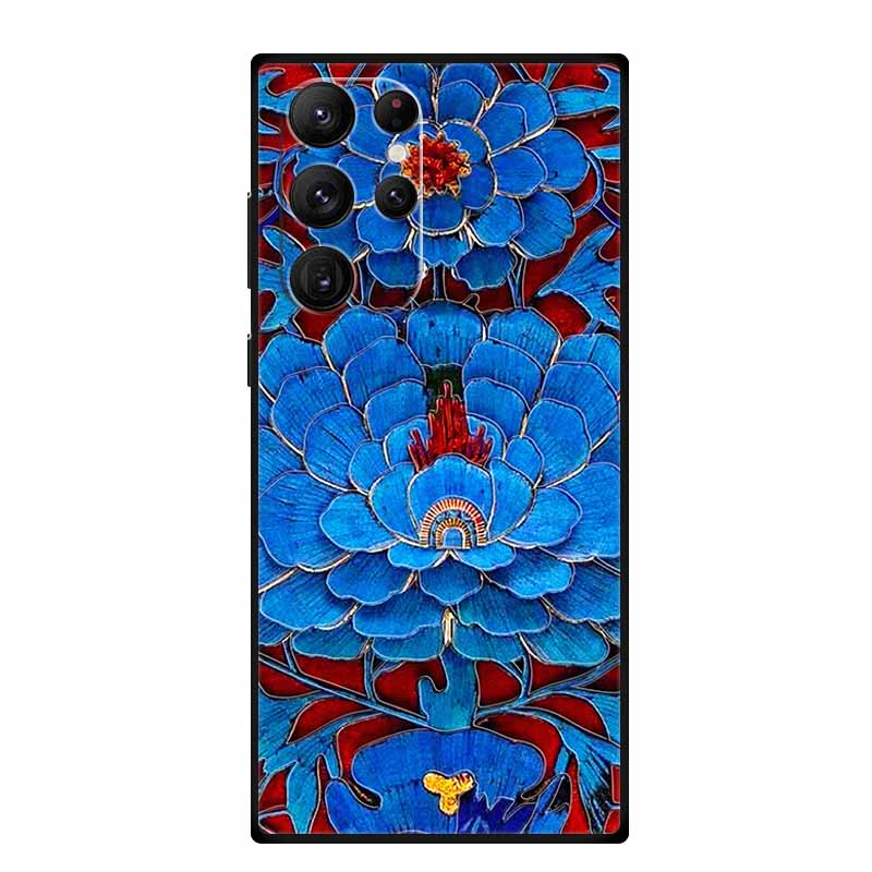 3D Emboss Case For Samsung Galaxy S25 Ultra Phone Case Soft Silicone Coque For Samsung S25 S23 S22 S24 Ultra Back Cover Case Bag