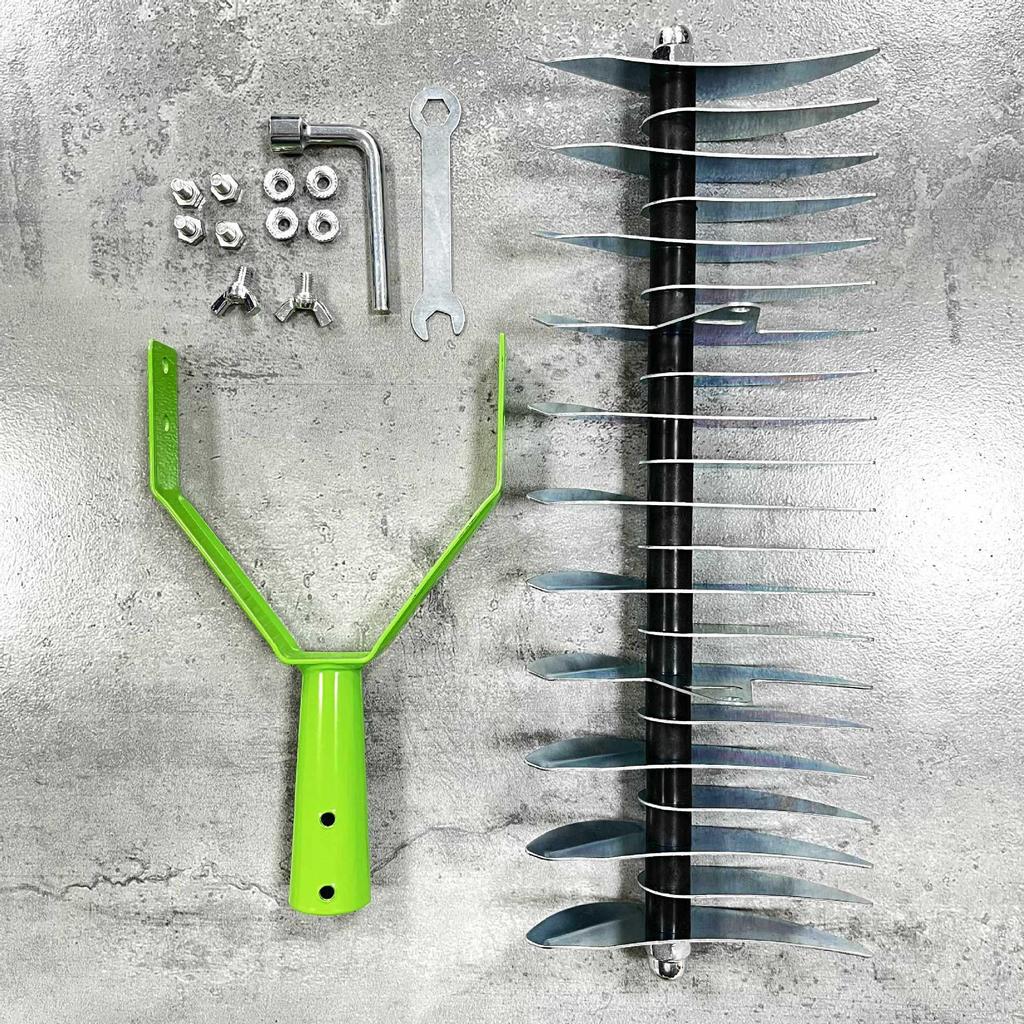 Detachable Gardening Rake: Clear Thatch, Leaves & Soil