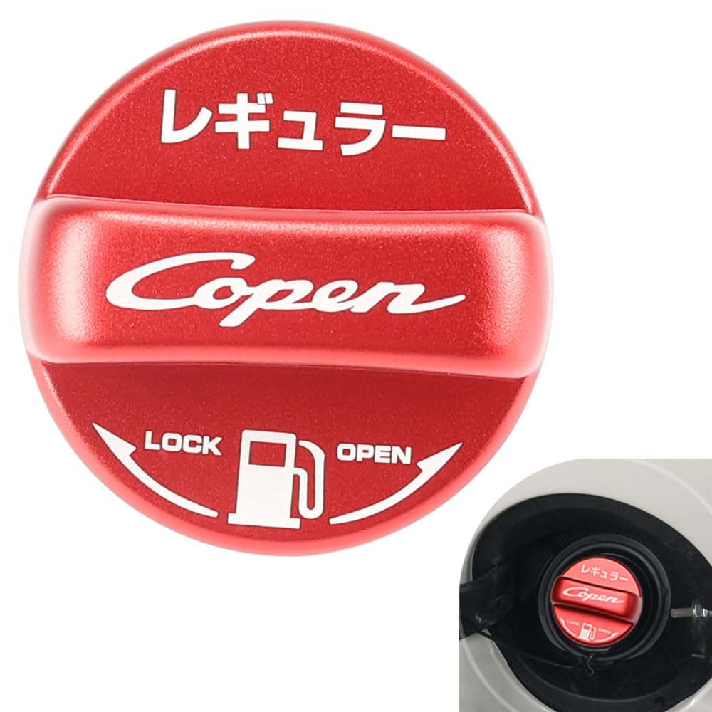 

XIKER Fuel Cap Cover for Daihatsu Copen Aluminum Fuel Filler COPEN Gas Tank Stylish Custom Replacement Regular Specification LA400K, Dress-Up Cap,
