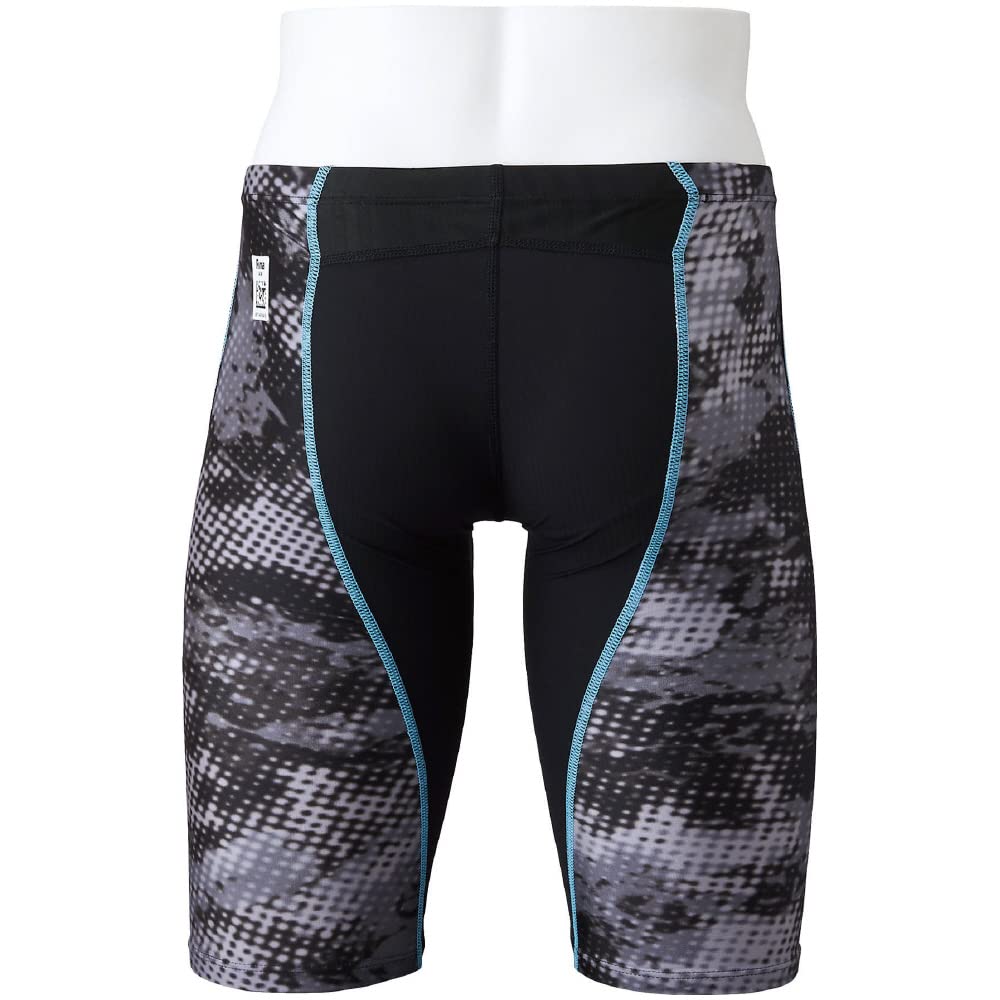 MIZUNO FX SONIC SYNERGY Half Spats Size FINA Men's (N2MBA031), Black/Gray, Small, Approved.