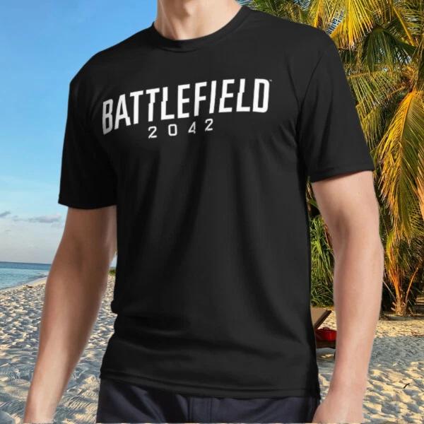 

New Shirt Battlefield 2042 Logo White - Active Logo T-Shirt Funny Size S to 5XL 2XL
