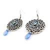 NOA [G0410] - Blue 'Carmen' Designer Earrings