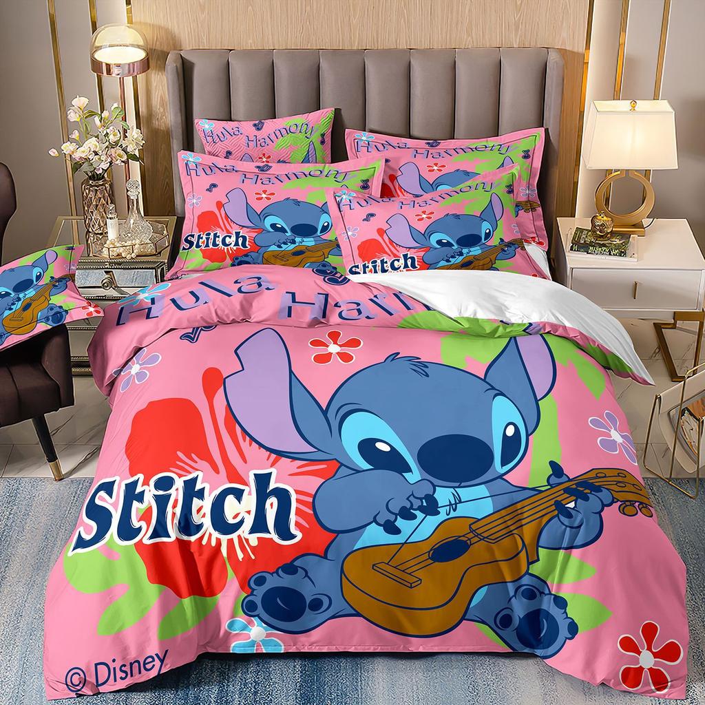 Digital Printing Three-Piece Cute Cartoon Quilt Cover 3D Bed Kit