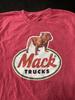 Official Mack Trucks Bulldog T-Shirt, Red, Size: Medium Unisex T-Shirt