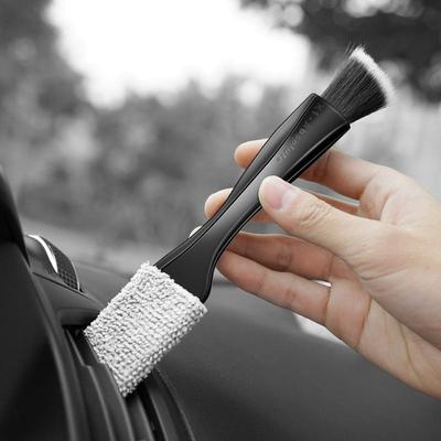 Car Air Vent Cleaning Brush – Soft Bristle Dust Remover for Interior Detailing