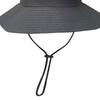 Sonnenhut für Herren Damen Breiter Rand Anglerhut Verstellbares Winddichtes Seil Sonnenschutzhut Atmungsaktiver Sommerhut für Outdoor Reisen Wandern Camping