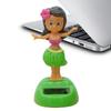 Pzuryhg Fun Solar Dashboard Decorations, Girls Solar Dashboard Ornaments, Hawaiian Girl Shaking Bobblehead for