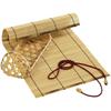 Morikuru Triangular Rice Ball Lunch Box with Bamboo Basket, Reed Tie, and 5 Bamboo Skins (SG Wonder Zone TK08-07, Width 23.5cm)