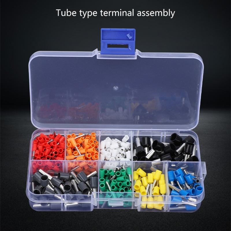 Electrician Choice 400pcs Insulated Terminals Set Comprehensive Electrical Connector Set 400pcs/set for Wiring & Repairs