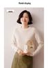 Women's Cashmere Sweater, Round Neck Pullover, Versatile Fit Knitwear for Autumn and Winter
